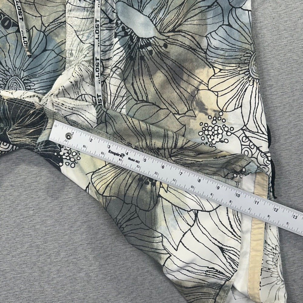 Y2K Lost Enterprise Mayhem Board Shorts Mens 32 Floral AOP Surf Swim Trunks - Picture 4 of 9